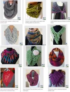 China Fashion Accessory New Style Knitting Scarf Loopschal Wave Knit Scarf, Crocheted Ruffle Sca factory