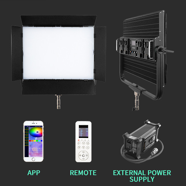 50000LM Metal RGB LED Studio Lights 2800k Tv Stage Film Shooting Photography Lighting