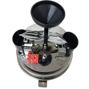 China 433MHz lora Tipping bucket rain gauge for rugged stainless steel rainfall measurement factory