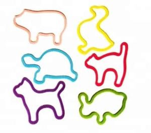 China ISO9001 Certified Children's Toy Animal Rubber Bands Hair Band Holder with Custom Color factory