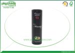 High End Custom Paper Tubes Black Well - Sealing For Candle Packaging