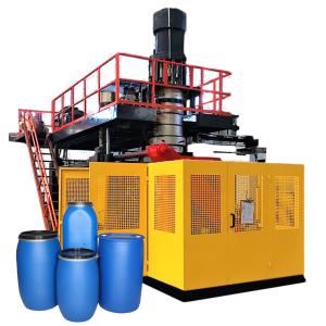 China Chemical barrels Drum ABLD100 Blow Molding Machine 120L Hdpe Open Top Plastic Single die head Blow Molding Machine factory