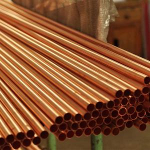 China astm b152 c11000 HSn70-1 Red Copper Round Pipes For Plumbing Refrigeration Building factory