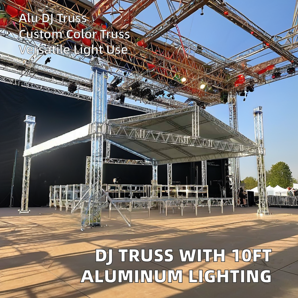 10ft Aluminum Alloy Truss , Portable DJ Truss Totem For Stage Events