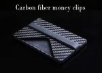 Custom Size Thin Carbon Fiber Money Clip Card Holder