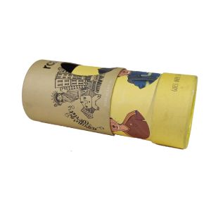 Crayon Gift Cardboard Round Box With Lids Window