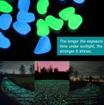 100PCS DIY Luminous Garden Stones For Yards Lawns Walkways