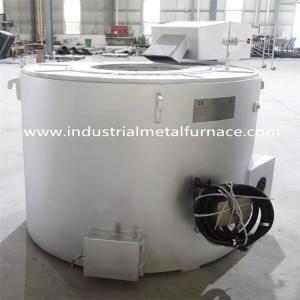 China Gas Fired 400kg Zamak Industrial Induction Electric Metal Melting Furnace Fixed Type factory