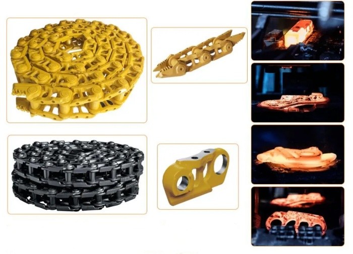 CX210 CX225 Crawler Undercarriage Parts CX235 CX245 CX250 Excavator Track Chain