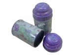 Organic Green Red Tea Personalised Cookie Tin Box Gift Packaging With Metal Lid