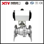 Stainless Steel High Platform Flanged Floating Ball Valve 300LB for Shipping