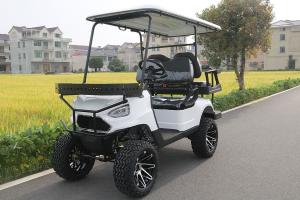 China Electric Golf Cart With 4 Seaters And Front Rack 48V/4000W,150A Lithium Battery factory