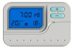 Bathroom Underfloor Heating Thermostat / Programmable Thermostat For Electric