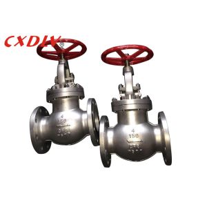 PTFE Gasket 150LB Handwheel SS 3 Inch Flanged Globe Valve