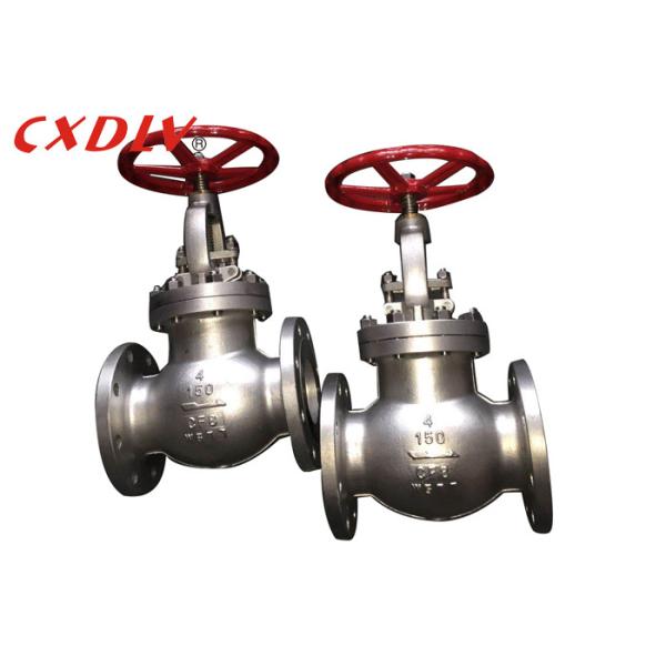 China PTFE Gasket 150LB Handwheel SS 3 Inch Flanged Globe Valve factory