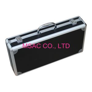 China Black Raise Structure ABS Aluminum Box Case , Aluminium Instrument Case factory