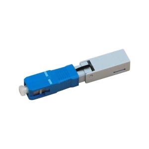 China Insertion Loss 0.2dB SC UPC Fiber Optic Fast Connector 50mm Dimension factory