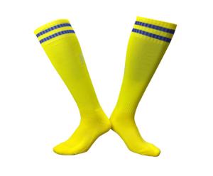China Yellow Custom Sports Socks Mens Athletic Sports Cycling Socks Men Gym Workout Terry Sport Sox Crew Man Sock factory