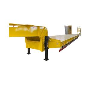 China Tire Number 20/24 3 4 5 Axles Lowbed Loader Lowbody Low Bed Semi Truck Trailer for Africa factory