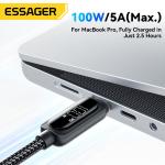 ESSAGER ES-X57 Series 60W 100W USB C Fast Charging Cable Type C