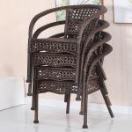 Outdoor Cafe Patio Garden Balcony Hotel Beach Stackable ArmChair for Leisure