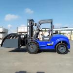Rear Tire 12-16.5-10PR Safe Handling All-Terrain Forklift Truck Working