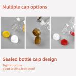 Food Grade Sunflower Oil 1 Litre Bottle Clear Plastic Vinegar Bottle With Handle