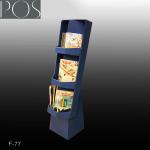 book corrugated compartments display stand