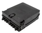 5 Ports Fiber Optic Cable Distribution Box Black 24cores SC Adapter 1x16 1x8