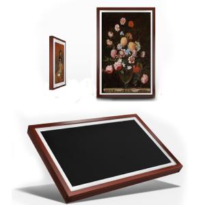 China 27 Inch LCD LED TFT Wood Frame Wall Mounted Advertising Display factory
