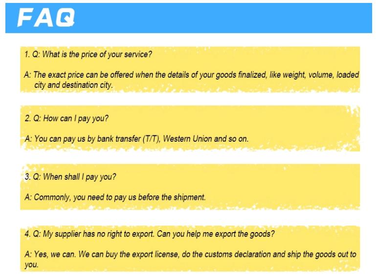 General Goods Economic Express Shipping Service From China To Algeria