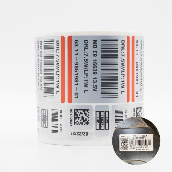 China 3D Logo Custom Adhesive Labels Printing Glossy Finishing factory