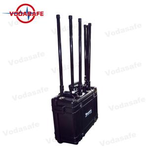 China Pelican Shell 75W Drone Frequency Jammer , Anti Drone Jammers 27V 20Ah Power Supply factory