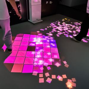 Mobile All-in-One Interactive Floor Projection System with 4000 Lumens