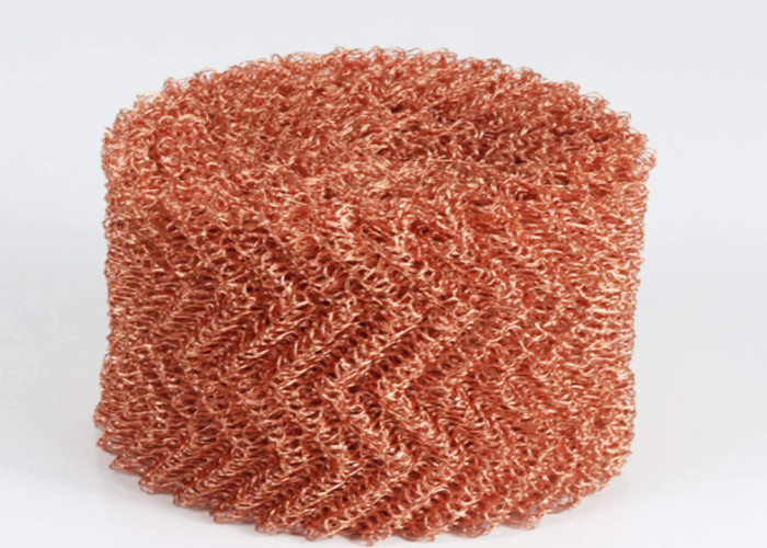 ODM Red Copper Wire Mesh 100mm Width 0.10mm Diameter For Cable