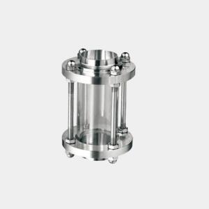 China Sanitary Stainless Steel 304/316 Pipe Fittings Tri Clamp Straight Tubular Sight Class factory