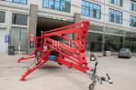 Portable Compact Boom Lift Towable Articulated Mobile Trailer