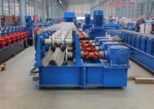China Highway Guardrail Roll Forming Machine Electrical Automatic Control 0 - 15000 mm / min Forming Speed factory