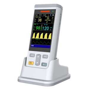 Veterinary Handheld Pulse Oximeter ETCO2 Monitor SpO2 Capnography Function For