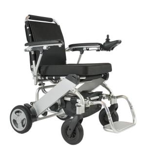 China Elderly Use Portable Lightweight Folding Power Wheelchair factory