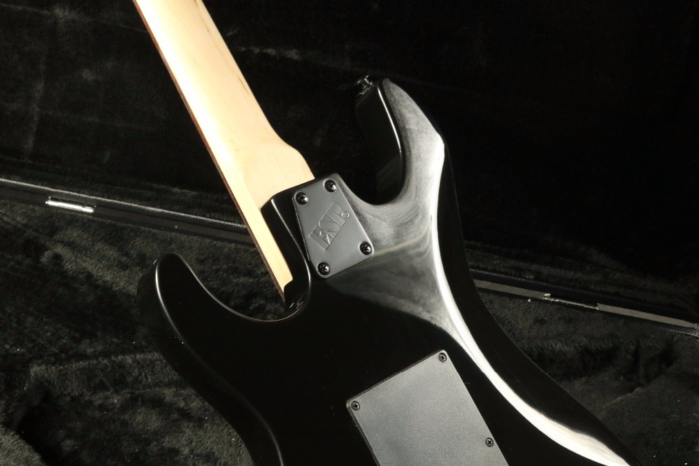 Hot popular skull inlay skull snake body top quality floydrose tremolo Electric guitar Guitarra black hardware electric