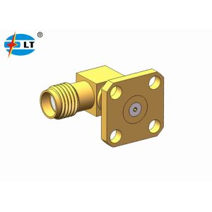 China SMA Interconnect Jack Female RF Connectors With Receptacle on sale