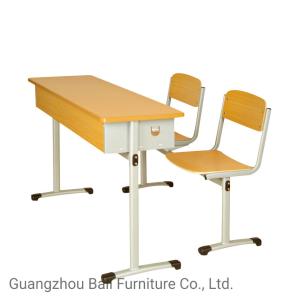 China BAILI Classroom Tables And Chairs 18mm MDF With Melamine Board factory