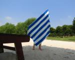 Printed Extra Large Microfiber Toweling Fabric Outdoor Microfiber Beach Towel