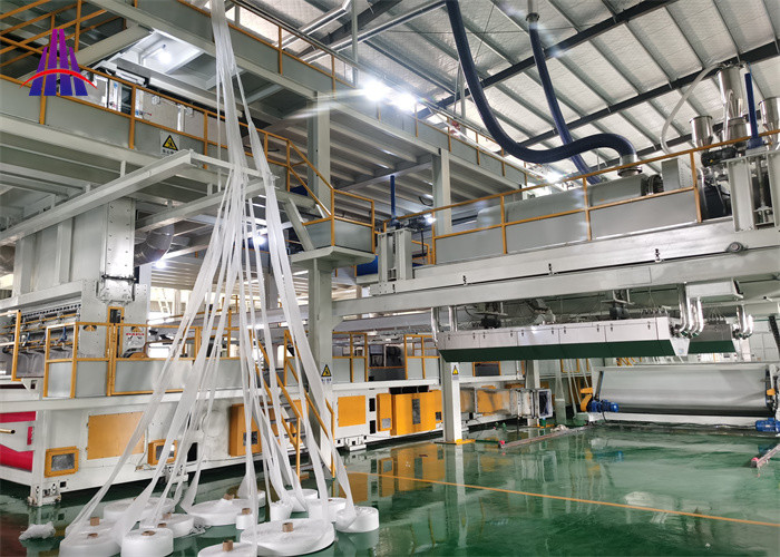 Breathable PP Material Spunbond Meltblown Nonwoven Fabric Production Line Nonwoven SSMMS SSMS Machine