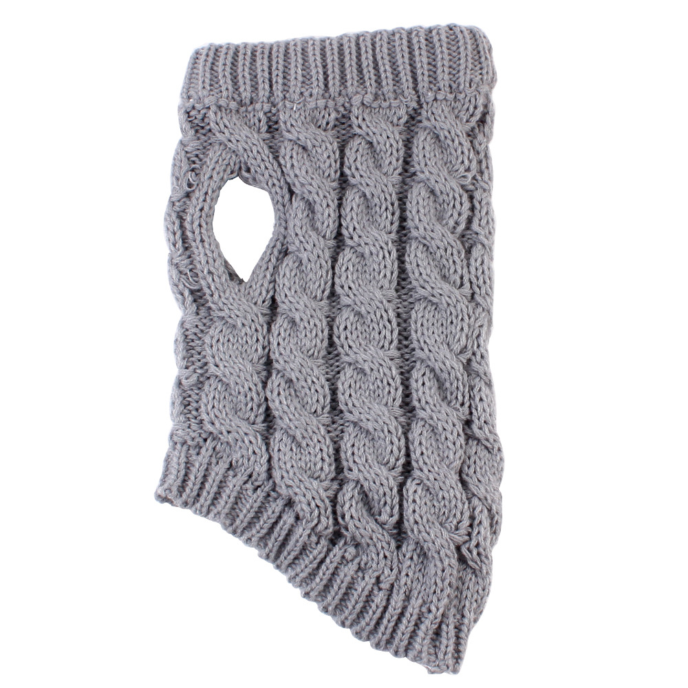 Striped dog winter clothes