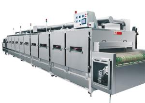 China Hot Air Instant Noodles Convection Tunnel Oven For Heating Paper Cup factory