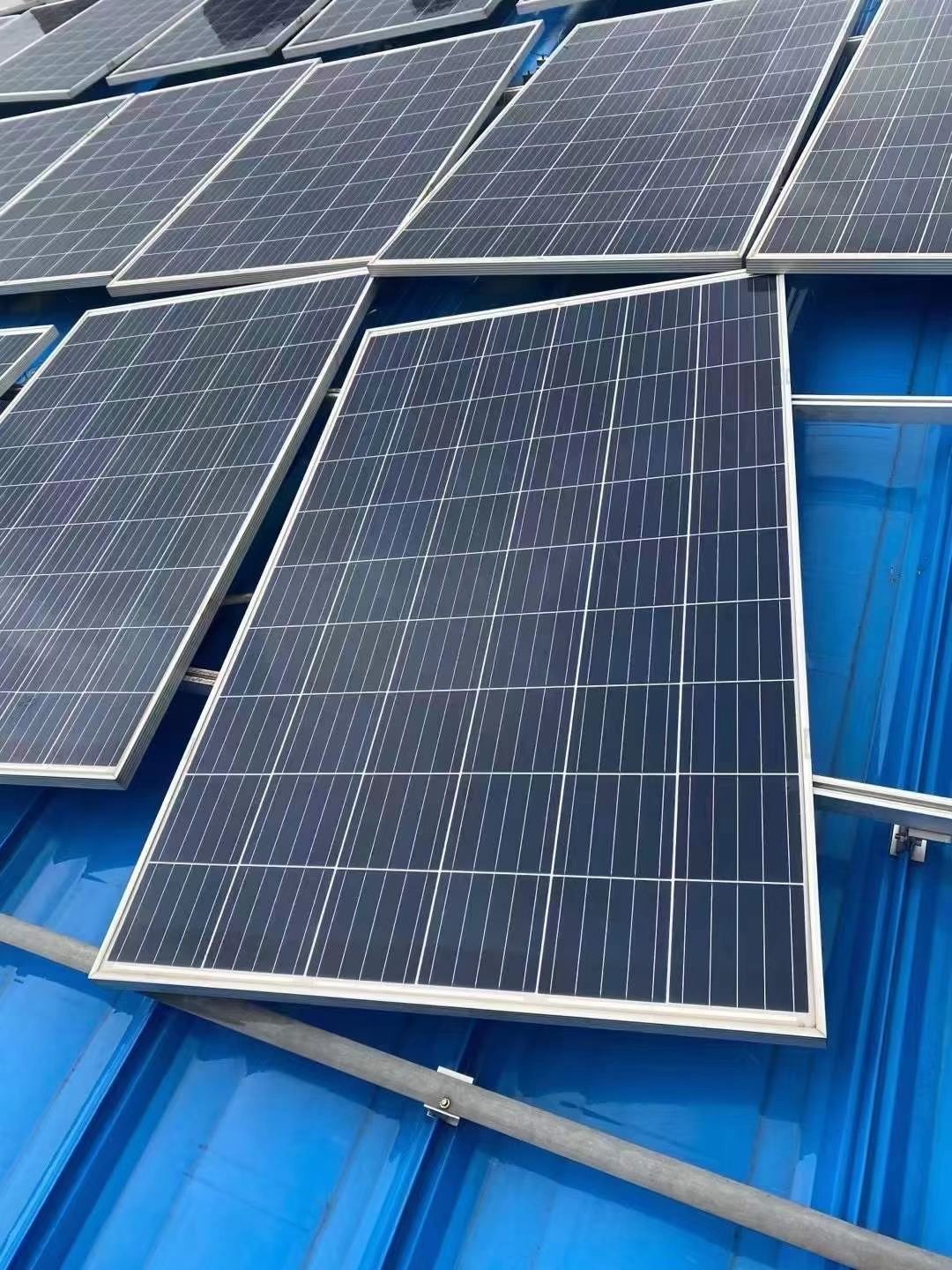 275 Watt Poly Solar Panels 5BB Single Glass 35mm White Border 60 Cells