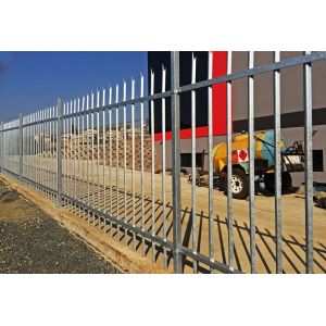 China Steel Galvanized 1.5m Height Tower Fencing With Angle Pale on sale