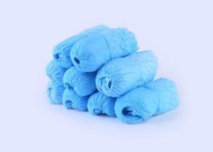 China Durable Non Woven Shoe Cover , Disposable Foot Covers Good Elasticity factory